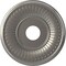 Ekena Millwork Berkshire Thermoformed PVC Ceiling Medallion Fits Canopies up to 7-in., Aged Dark Steel CMP16BECST - alternate 1